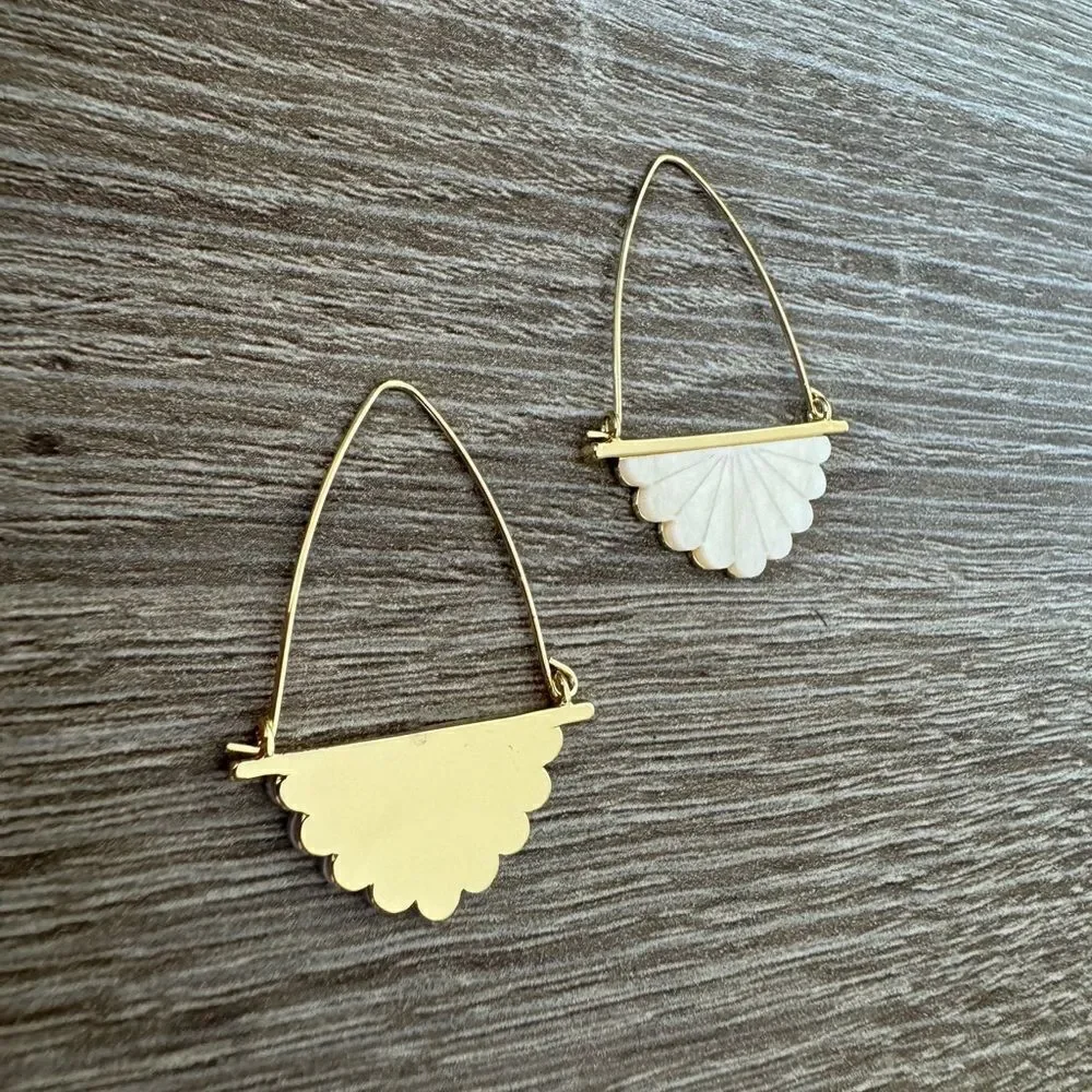 Bohemian hoop earrings N767